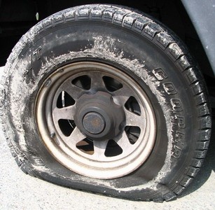 flat tire